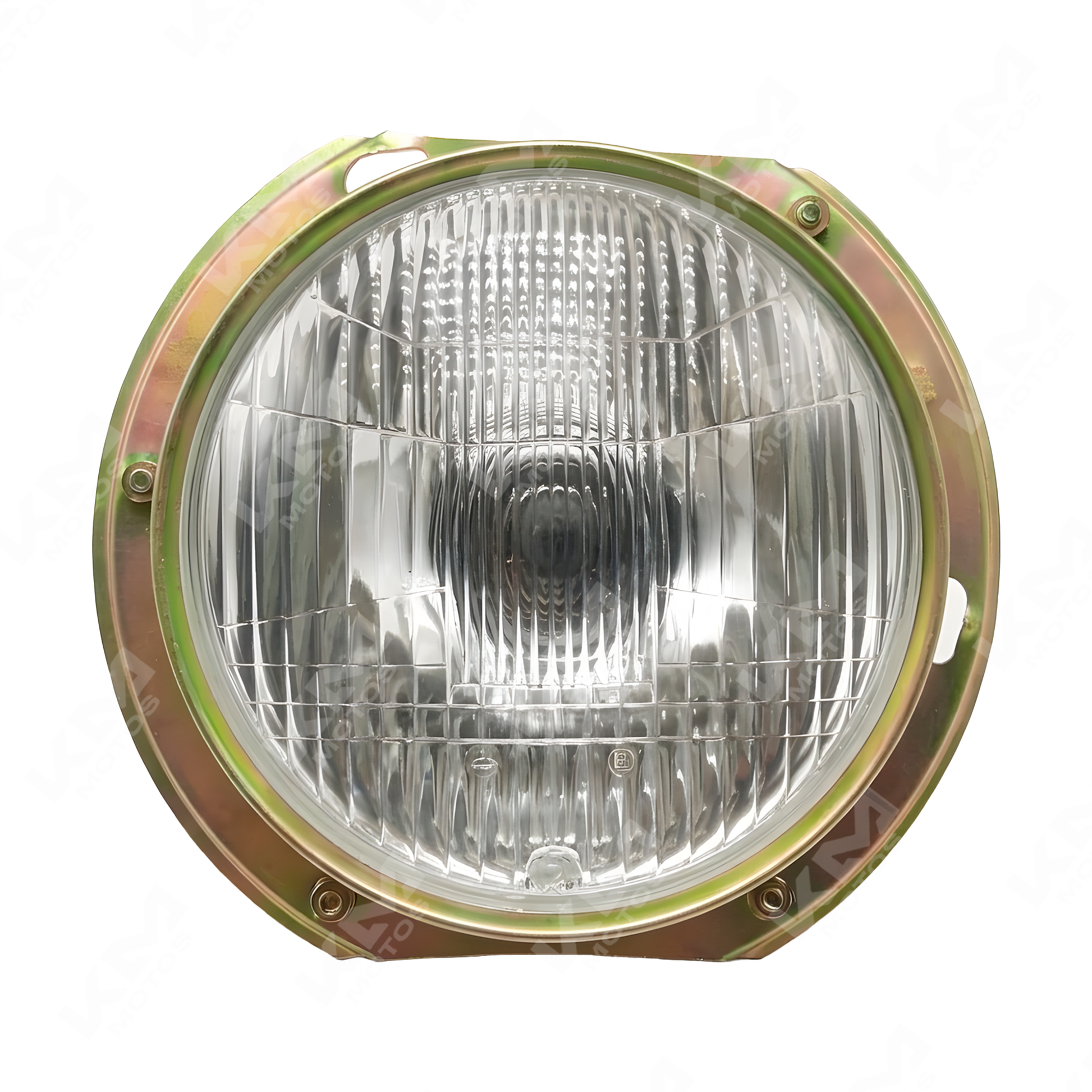 Faros delanteros KM Motos FOCO RH RE205/RE4S FACELIFT, con lente clara y diseño aerodinámico para motocicletas.