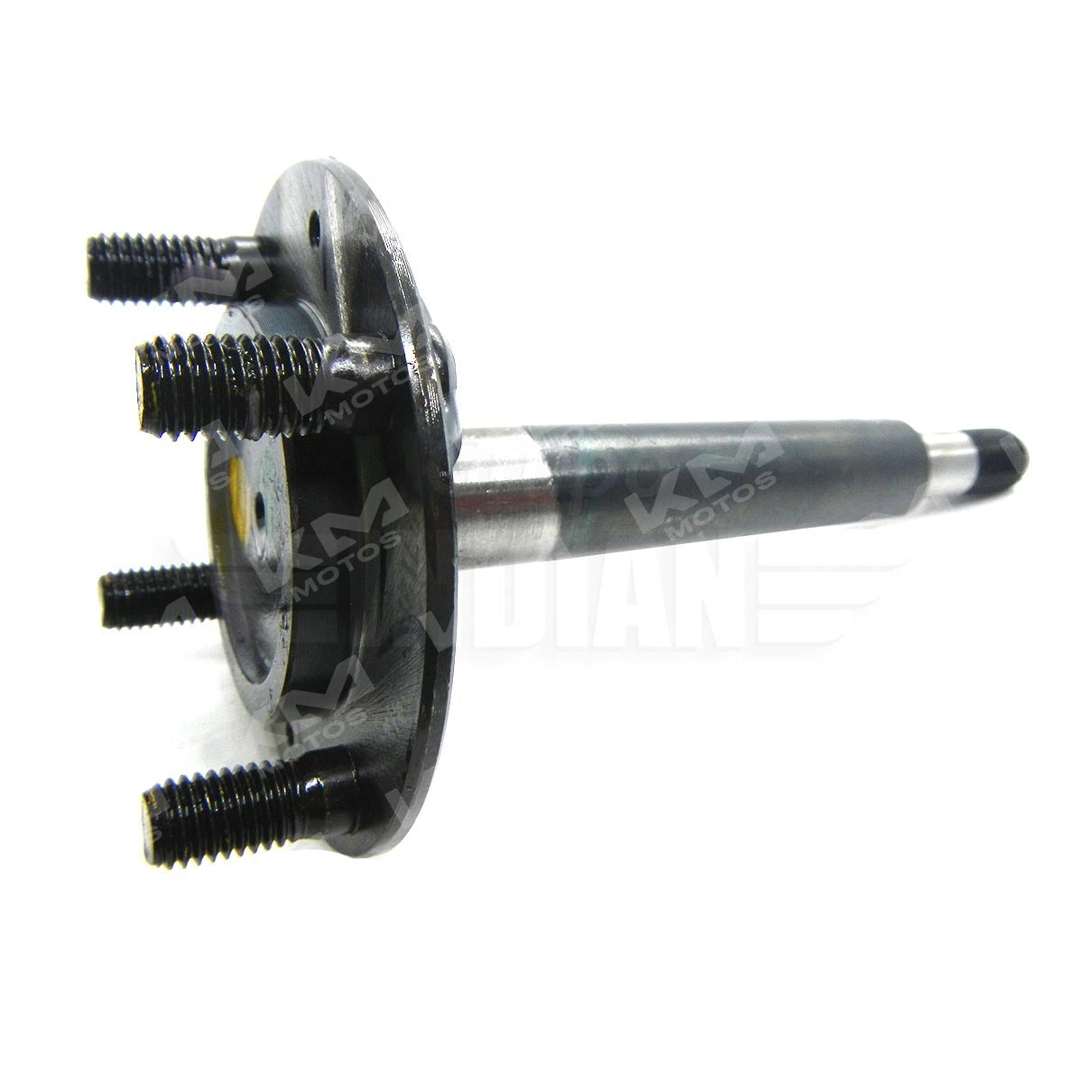 Axel de rueda delantero Universal para mototaxi RE205/175/RE4S, pieza de automóvil con detalles visibles en la imagen