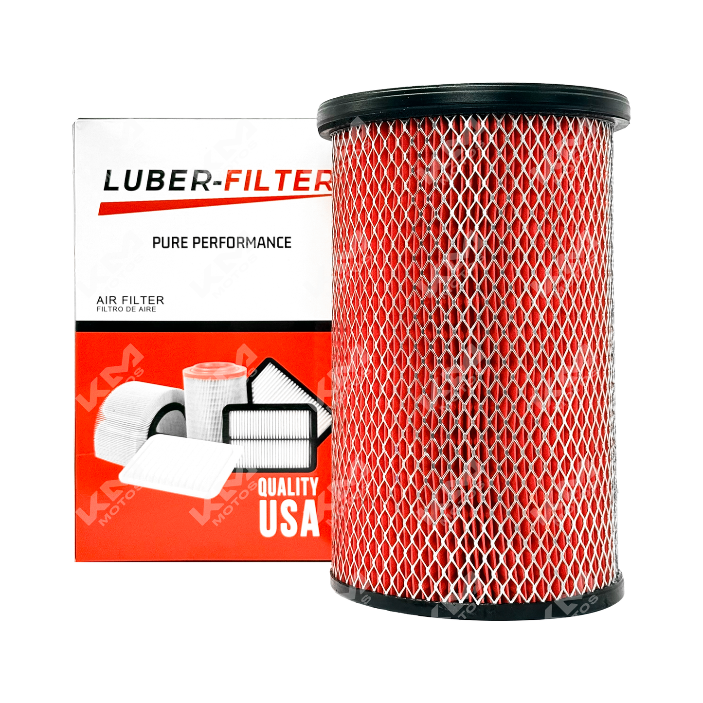 Filtro de aire KMMOTOSHN para Nissan Frontier 2000-2012, filtro de alto rendimiento, visible en la imagen.
