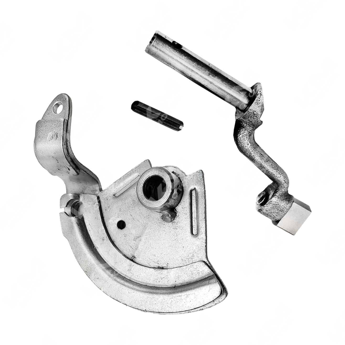 Kit de control reversa KM Motos RE4S Facelift, componentes electrónicos y cableado para sistema de reversa.