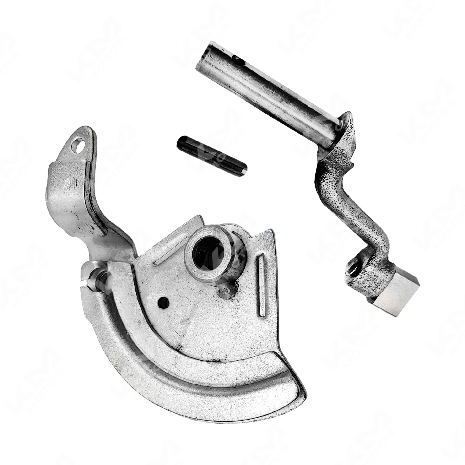 Kit de control reversa KM Motos RE4S Facelift, componentes electrónicos y cableado para sistema de reversa.