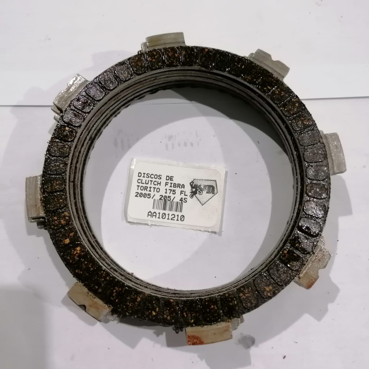 DISCOS DE CLUTCH FIBRA TORITO 175 FL 2005/ 205/ 4S