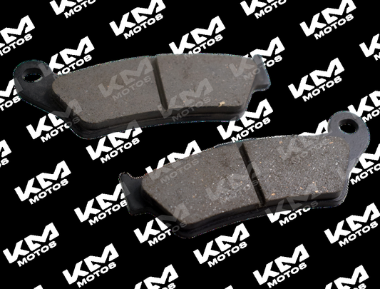 Pastillas de freno para Yamaha YBR y FZ16, componentes de freno de alta calidad, en la imagen.