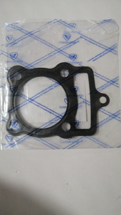 Kit de empaques para cabeza de cilindro RT180/FT180 de KM Motos, incluye componentes para reparación del motor.