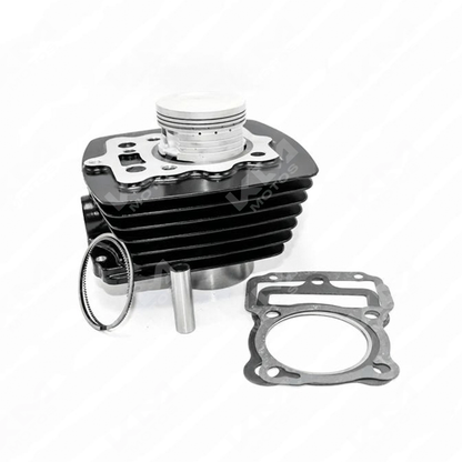 Kit de cilindro para motor CGP 150CC RC150GT de la marca ORIGINAL, mostrando componentes del cilindro y detalles técnicos.