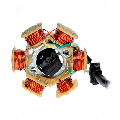 Estator ATV150-II ORIGINAL con reversa, componentes eléctricos para moto ATV, imagen de parte de motor y bobinas.