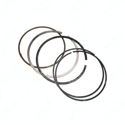 Set de anillos de pistón KMMOTOSHN FT200/Fiera 200, componentes para motor, visibles en la imagen.