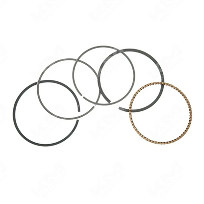 Conjunto de anillos de pistón ZDM200 de la marca ORIGINAL, mostrando los anillos metálicos en una presentación clara y detallada.