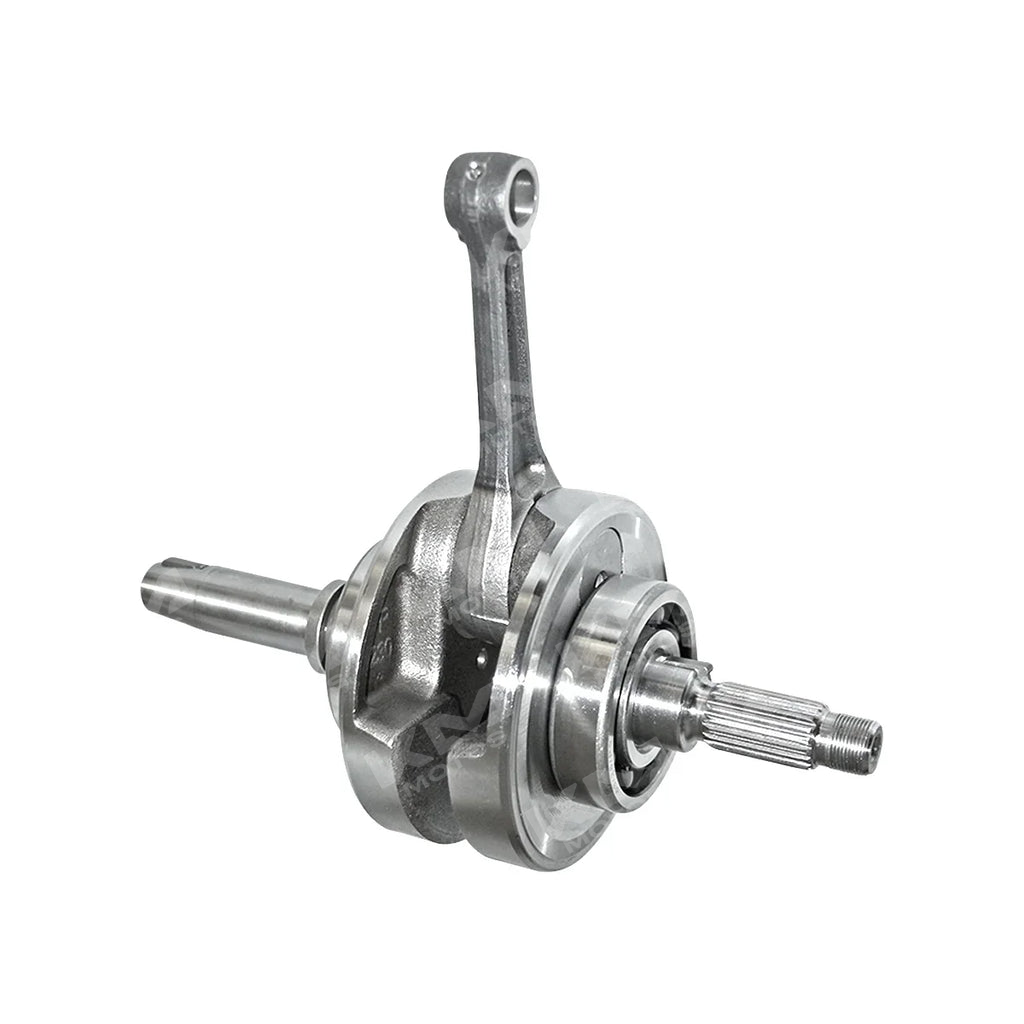 Cigüeñal negro para motor 250Z, conjunto de componentes metálicos con detalles en la imagen.