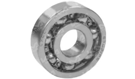 Balero radial de bolas 6303 DM200/TX200/FT200 para ruedas y maquinaria, visible en la imagen.