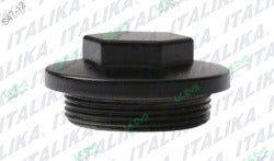 Tapón de malla del filtro DM150 de Italika, pieza original E09020018, visible en la imagen, para protección y filtración del motor.