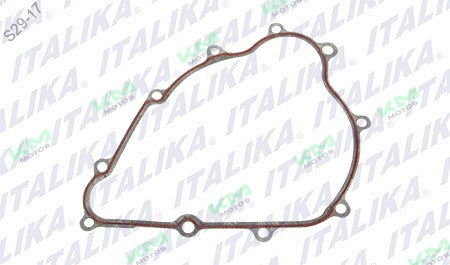 Empaque de cubierta izquierda para sistema de motor Vort-x 200 Italika, pieza original E11030062.