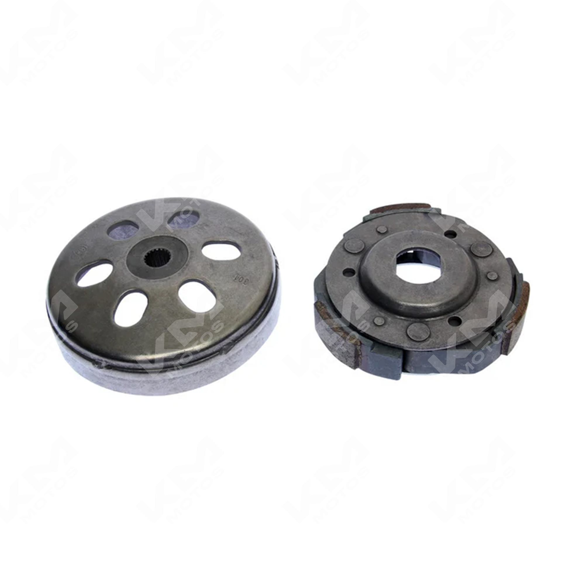 Módulo acoplador negro para motos ORIGINAL CS125, DS150, GS150, XS125, XS150, WS150 con luces LED, en imagen.