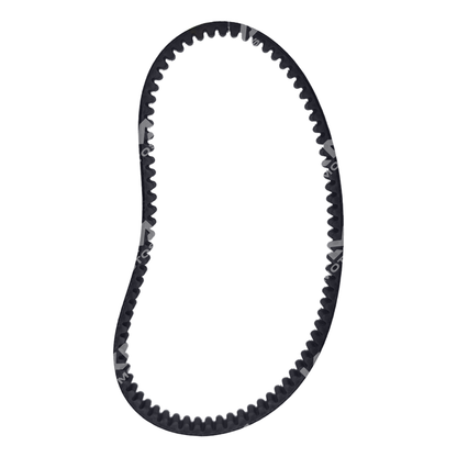 Correa de tracción DS150LS de KM Motos, hules resistentes, para motocicletas, en color negro con detalles en metal.