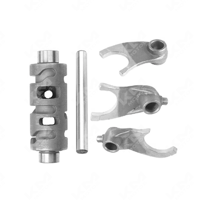Conjunto de tambor de cambios original para FT125, RC150, 250Z y otros modelos de motocicleta, en color metálico.