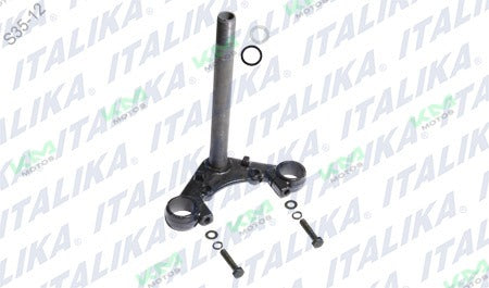 Sistema de suspensión para motocicleta Italika RT180 FT150, componente original F01010033, visible en la imagen.