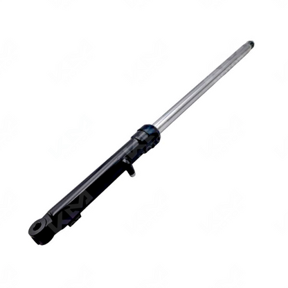 Amortiguador izquierdo negro para FT150, FT150GT y FT150 GT, marca original, con detalles de componentes y acabado en grafito.