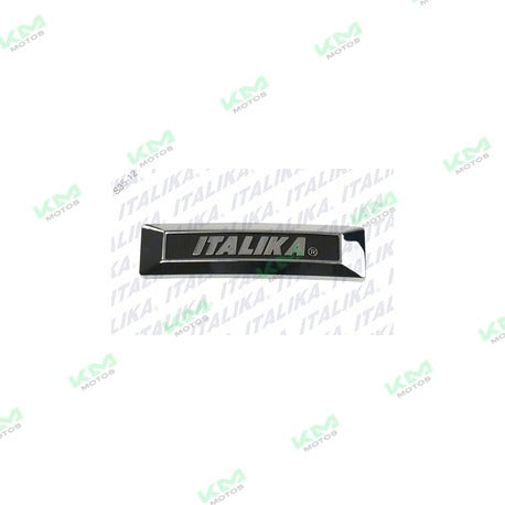 Logotipo original de Italika para modelos Ft125, Xft125 y FT125, accesorio de sistema para motos Italika en la imagen.