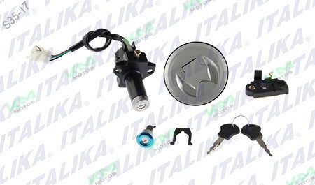 Juego de Llavines FT150GTS Italika Kit Cerraduras Original F04020152