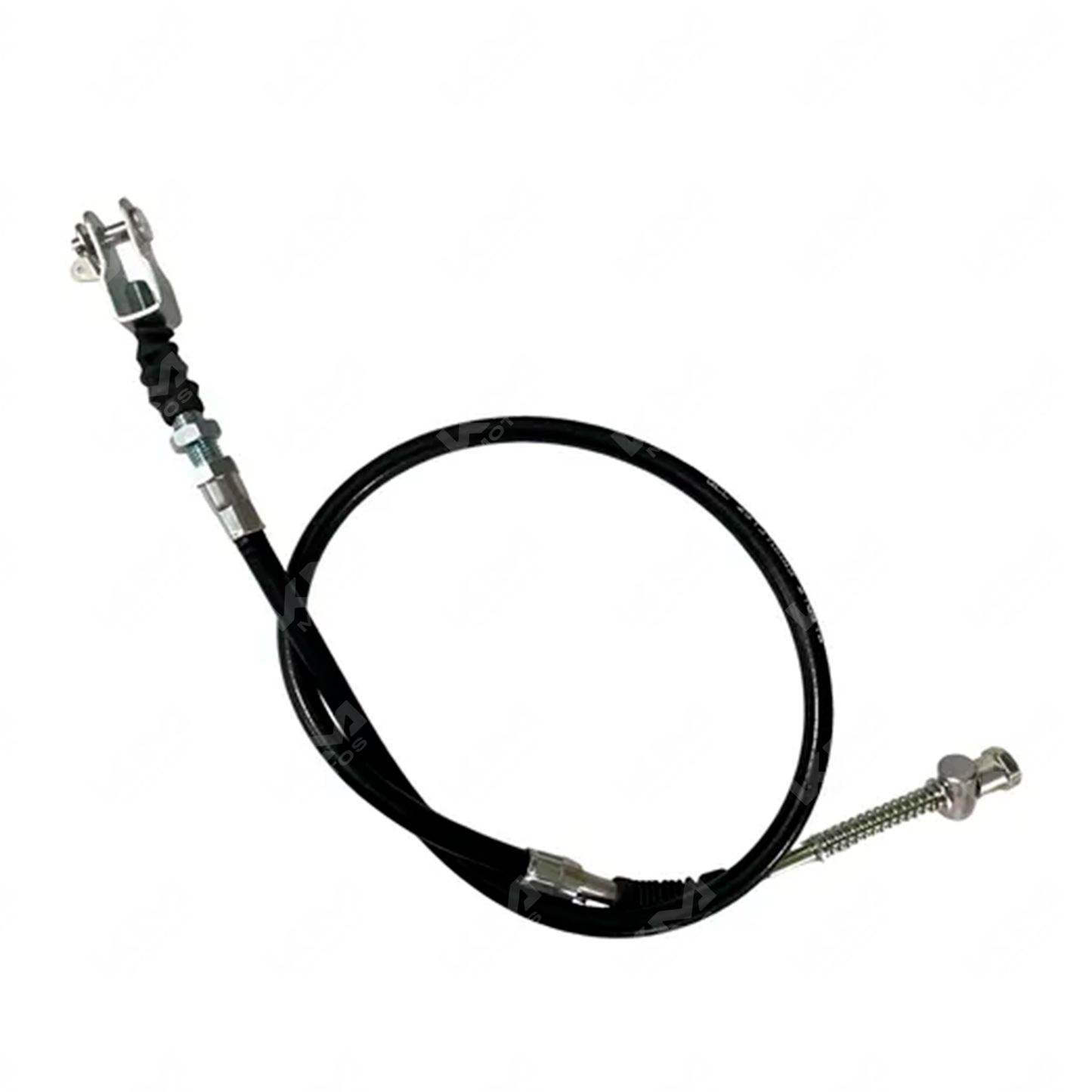 Cable de freno trasero ORIGINAL para RC150 y RC150 GT, muestra el cable negro con conectores en la imagen.