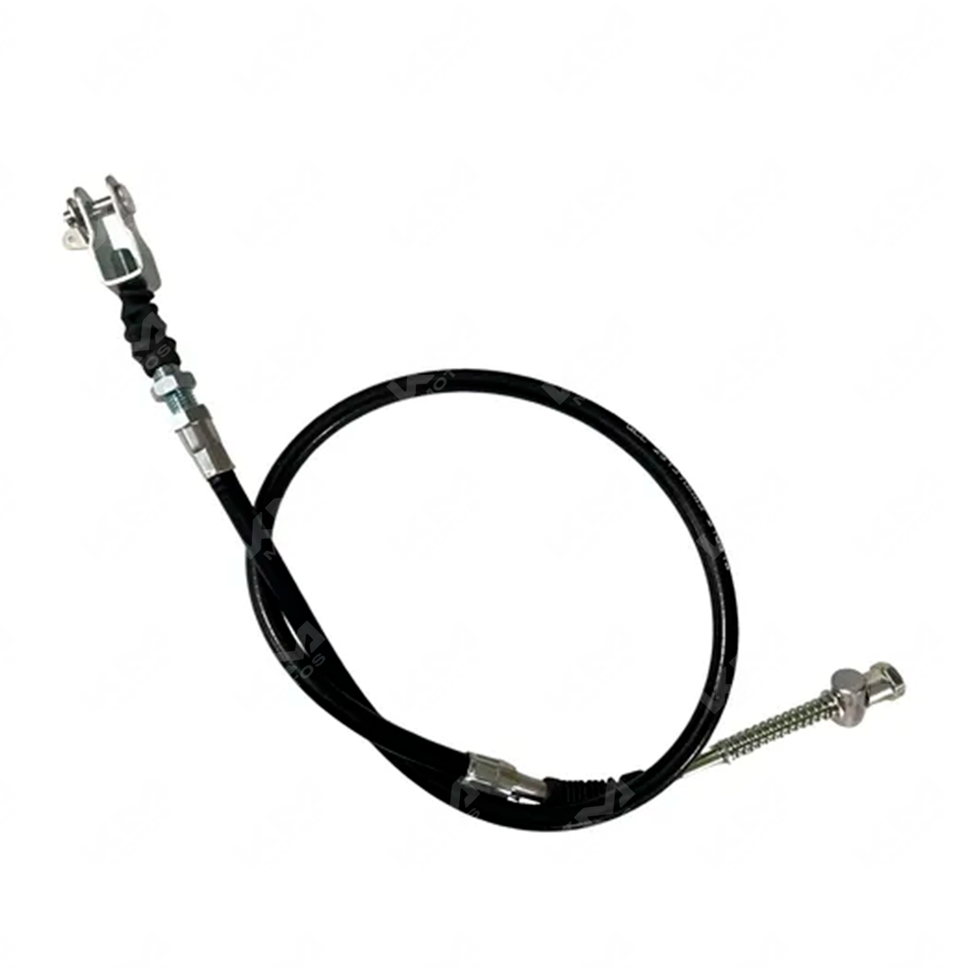 Cable de freno trasero ORIGINAL para RC150 y RC150 GT, muestra el cable negro con conectores en la imagen.