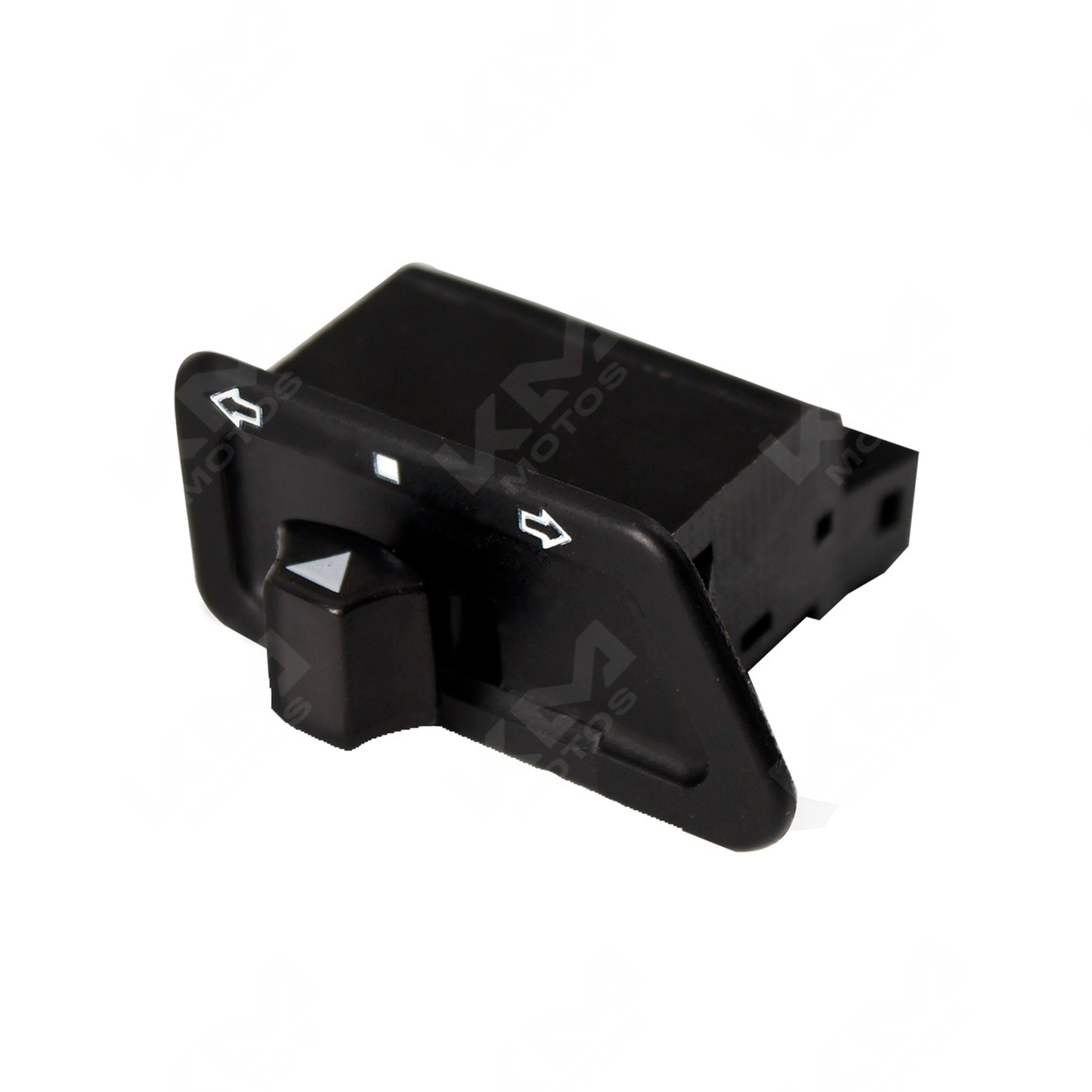 Interruptor de vías original en negro para motos DS150, GS150, GTS175, XS150 con luces LED, visible en la imagen.