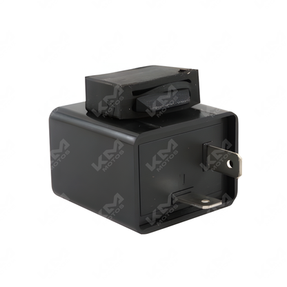 Rele de vías negra VORT-X 180Z/250Z, componente eléctrico original para sistemas de control ferroviario.
