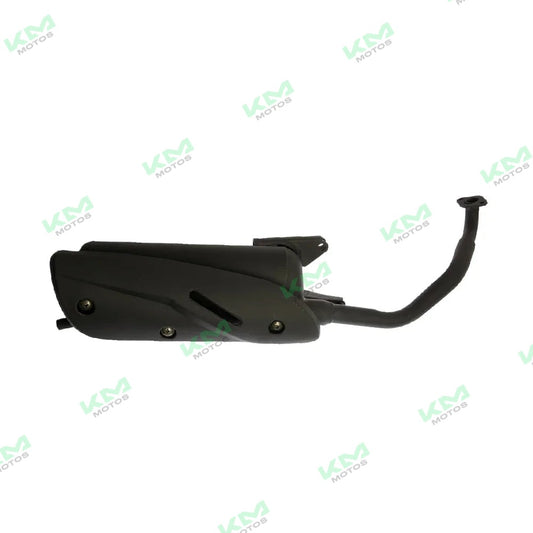 Sistema de chasis negro para motocicleta Italika CS125 XS125 LED, modelo F07010063, con componentes originales.