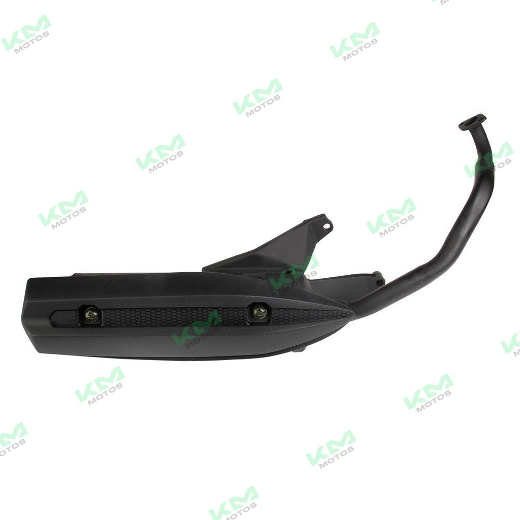 Sistema de chasis para motocicleta Italika Escape Modena 150, modelo F07010194, en color negro y detalles visibles