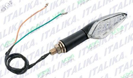 Lámpara trasera izquierda LED para sistema eléctrico Italika FT150GT, color grafito, original F09020141.