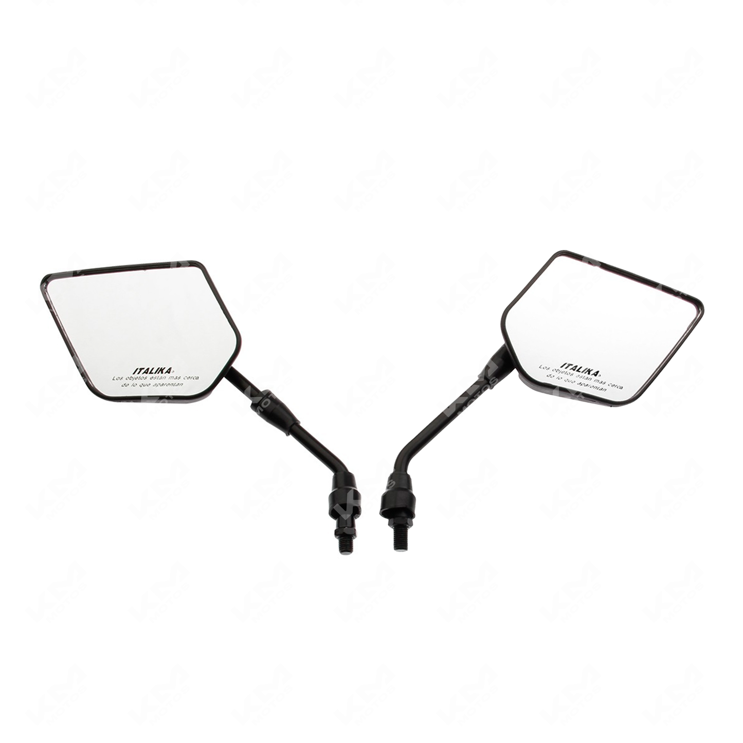 JUEGO DE RETROVISORES ITALIKA CON LOGO Y LEYENDA ZDM200/DM125