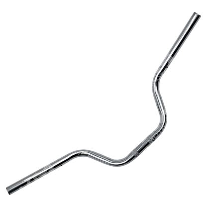 Manubrio cromado para motos KM Motos FT125, XFT125, FT125 New Sport, Clásica y TS, con acabado brillante y diseño resistente