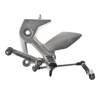 Base de estribo izquierda negra para moto 250Z, conjunto posapies ORIGINAL, componente de repuesto para motocicleta.