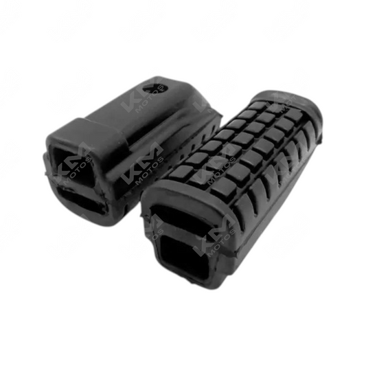 Hule de estribo delantero 180Z de KM Motos, resistente y duradero, para protección y soporte en motocicletas.
