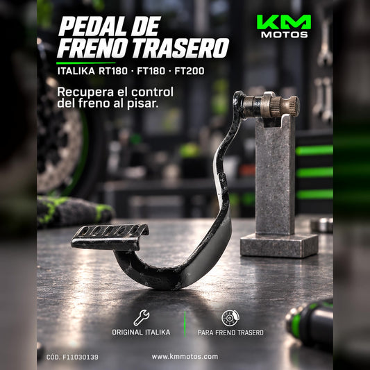 PEDAL DE FRENO RT180/FT180/FT200 — F11030139 | KM Motos