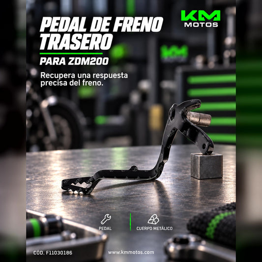 PEDAL DE FRENO ZDM200 — F11030186 | KM Motos