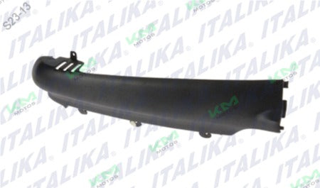 Cubierta trasera izquierda negra para Cs125/xs125 Italika, parte del sistema de chasis, modelo original F13010103.