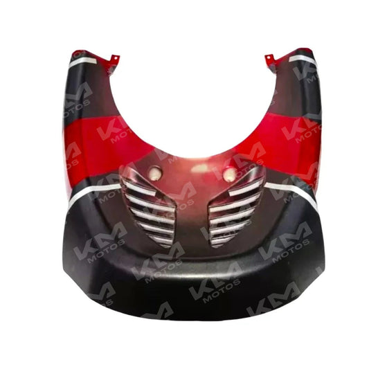 Sistema de chasis negro y rojo para Italika GS150LED, modelo original F13010501, visible en la imagen.