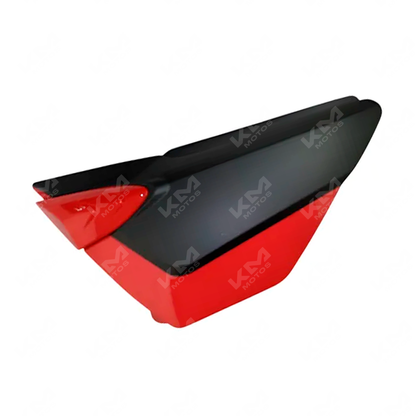 Cubierta izquierda roja y negra para moto FT125 New Sport, plástico original de alta calidad.