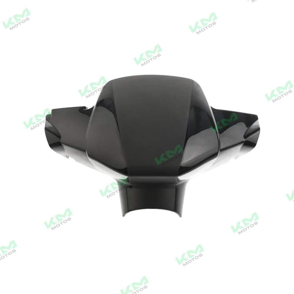 Cubierta frontal negra para sistema de chasis Italika WS175, modelo F13010714, en acabado original.