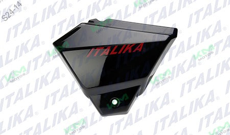 Cubierta lateral izquierda negra para RC150 GT Italika, sistema de chasis original F13010741, pieza de motocicleta.