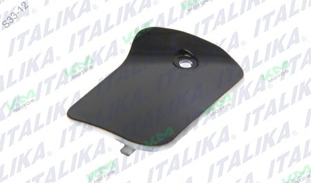 Cubierta de cilindro negra para sistema de chasis Italika DS150, original en color negro, modelo F13010759.