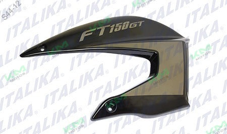 Cubierta de tanque para sistema de chasis Italika GTF150, color grafito, original, compatible con modelos Der Neg y Gra FT150.