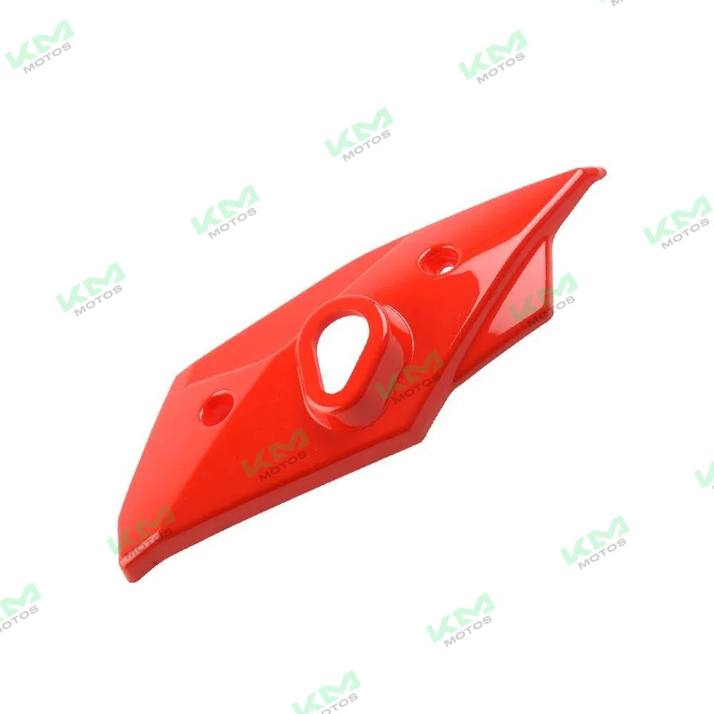Cubierta de faro derecha roja para sistema de chasis Italika F13010844, compatible con modelos Ft180.