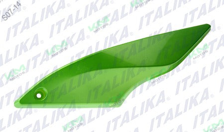 Cubierta izquierda del faro verde para sistema de chasis Italika 150z, original F13010960.