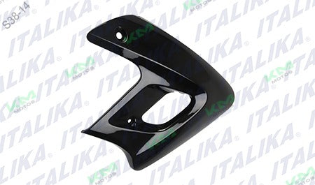 Cubierta de tanque negro brillante para sistema de chasis ITALIKA F13011146, compatible con modelos FT200 Am Italika.