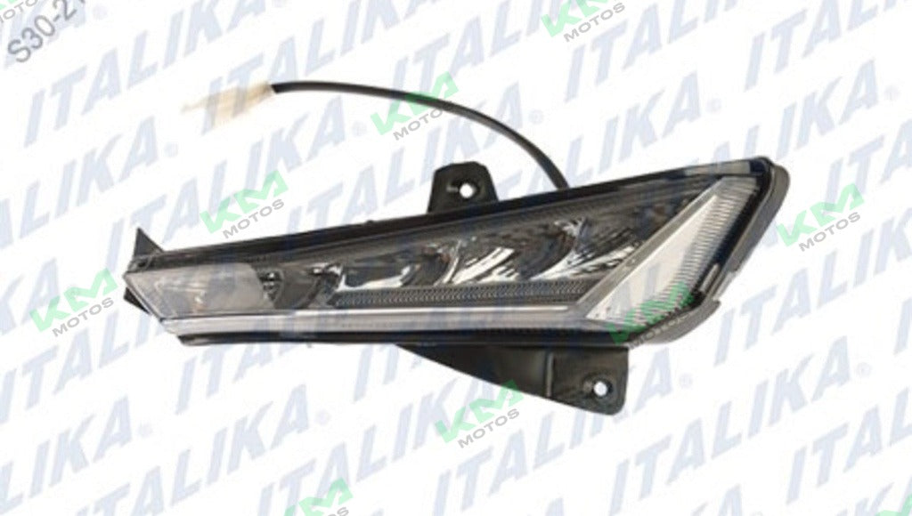 Cubierta Frontal Superior Negro Azul Cian Italika XS125 (Original F13011158)