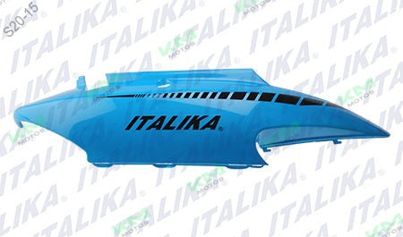 Cubierta Sup Der Negro Azul Cian Xs125 Italika (Original F13011163)