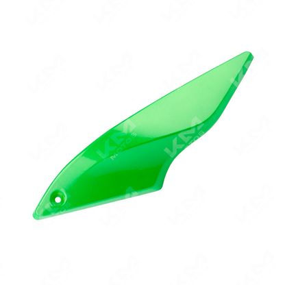 Cubierta izquierda de faro verde limón para 150SZ, plástico original, parte de luz delantera de motocicleta.