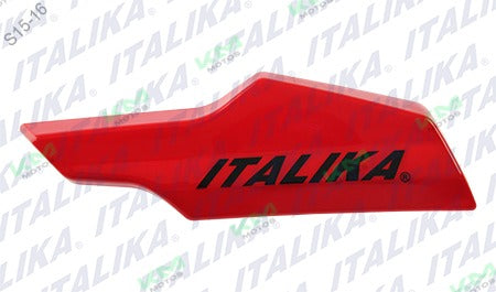 Cubierta decorativa de horquilla izquierda roja para sistema de chasis de la motocicleta Italika Dt200 Sport, original F13011474.